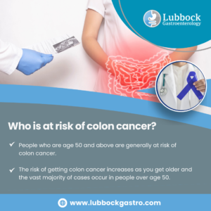 Who is at risk of colon cancer 